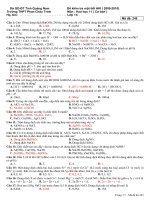 KIỂM TRA 45 PHÚT(CHƯƠNG ĐIỆN LI)