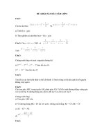 ĐỀ KHẢO SÁT ĐẦU NĂM TOÁN 8 (100% TỰ LUẬN)