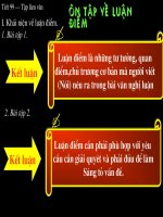 ôn tập luận điểm