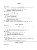 Đề thi vào 10 Thái Bình (95 - 2009)