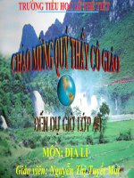 HOẠT ĐỘNG SX CỦA NGƯỜI DÂN Ở TÂY NGUYÊN (T2)