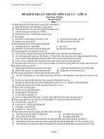 trac nghiem vat ly 12 nang cao