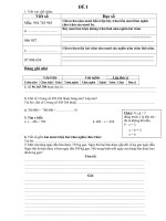 ĐỀ KIỂM TRA TOÁN GIỮA KÌ I THAM KHẢO