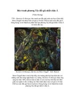 Bức tranh phương Tây đắt giá nhất châu Á