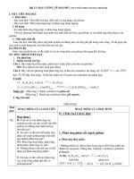 Bài 13: ĐẠI CƯƠNG VỀ POLIME ( TIẾT PHÂN PHỐI CHƯƠNG TRÌNH 20)