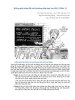 Những giải pháp đổi mới phương pháp dạy học Vật lý_Phần 2