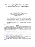 Phat trien ung dung facebook 
