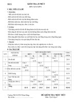 ĐỀ KIỂM TRA 45 PHÚT LI 6 (10-11)