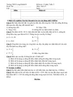 đề kt 15 phut ly 9