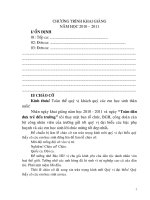 chương trình khai giảng 2010 - 2011