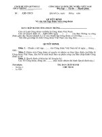 Mẫu QĐ kết nạp+Lễ két nạp Công đoàn