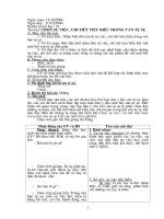 chon su viec, chi tiet tieu bieu trong bai van tu su