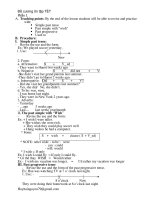 ĐỀ CƯƠNG ÔN TẬP TẾT E9 (phần I)