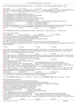 713 câu hỏi trắc nghiệm Vật Lý 12