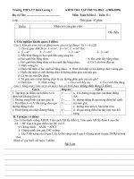 Kiểm Tra Toán 8-Lần 2 -THCS TT Kiên Lương 1