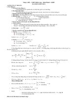 TÀI LIỆU  ÔN THI TỐT NGHIỆP 12(CHUẨN)