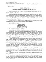 Chuong trinh nam hoc 2010-2011 cua truong TH Thuan Loi A