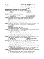 Vật lý 7. Kỳ II