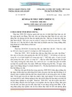 Kế Hoach Nam Hoc 2010-2011