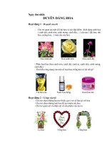 Thế giới các loại hoa