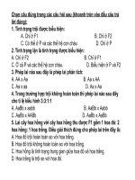 KIỂM TRA 15 PHƯT SINH 9