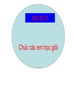 Đại số 9 Tiết 10. Luyện tập