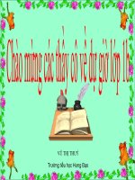 Học Vần: ÔI  - ƠI