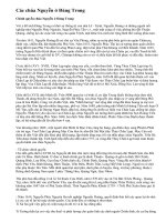 Các chúa Nguyễn ở Đàng Trong.