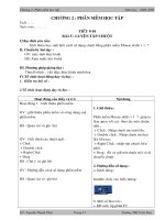 Giáo  án Tin học 6 chương 2