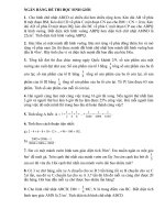 NGÂN HÀNG ĐỀ THI HỌC SINH GIỎI.doc