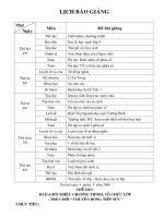 Giáo án lớp 5 (tuần 1)