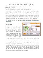 Phần mềm đuổi Muỗi rất hay