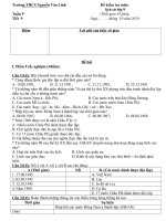 kiểm tra 1 tiết hot