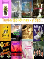 thu gian(loi hay y dep)