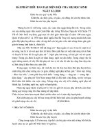 PHAT BIEU 8.3 HOI PHỤ HUYNH