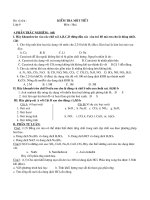 đề kiểm tra 1 tiết cả năm học