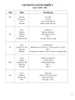 Giáo án lớp 3 tuần 2