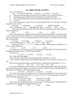 BAI TAP TRAC NGHIEM AXIT HNO3