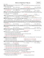 Kiểm tra 1 tiết lớp 11 NC