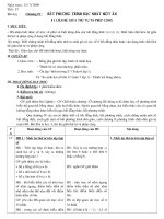 Giáo án 4 cột (chi tiết)