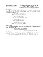 Đề HSG Ngữ văn 9