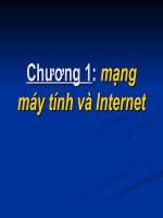 CHƯƠNG 1: MẠNG MÁY TÍNH VÀ INTERNET