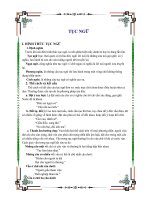 Cảm nhận về tục ngữ