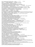 cau hoi on tap KHII sinh 10