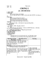 Giáo án Lý 6(3 cột)