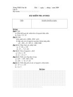 Kt Số học 6 chương II