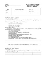 Đề Kiểm tra giữa kỳ I_Tiếng Việt lớp 2_1a