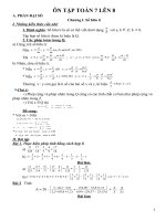 Ôn tập hè Toán 7 lên 8 buổi 1.