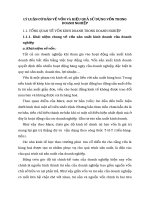 LÝ LUẬN CƠ BẢN VỀ VỐN VÀ HIỆU QUẢ SỬ DỤNG VỐN TRONG DOANH NGHIỆP