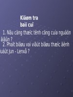 BGĐT- OÀN MẠCHĐỊNH LUẬT ÔM T